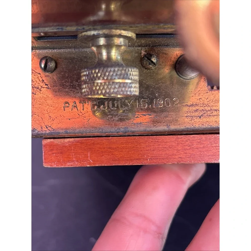 Century 10x8 mahogany field camera No.113 c.1902